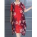Plus Size Women Casual Dress Summer Long Maxi Robe Dresses Plus Size Women Casual Dress Summer Long Maxi Robe Dresses