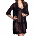 Women Sexy Net Yarn Fabric Loose Three Sets Of Pajamas Women Sexy Net Yarn Fabric Loose Three Sets Of Pajamas