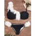 Single Shoulder Flower Sexy Backless Soft Bikini Set Sexy Women Swimwear Single Shoulder Flower Sexy Backless Soft Bikini Set Sexy Women Swimwear
