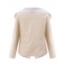Women Lapel Long Sleeve Zip-Pocket Cool PU Jacket Women Lapel Long Sleeve Zip-Pocket Cool PU Jacket