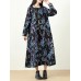 Plus Size Vintage Women Floral Printed Maxi Dress Plus Size Vintage Women Floral Printed Maxi Dress