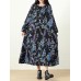 Plus Size Vintage Women Floral Printed Maxi Dress Plus Size Vintage Women Floral Printed Maxi Dress