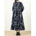 Plus Size Vintage Women Floral Printed Maxi Dress Plus Size Vintage Women Floral Printed Maxi Dress