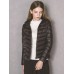 Casual Women Zipper Pure Color Long Sleeve Down Jackets Casual Women Zipper Pure Color Long Sleeve Down Jackets