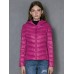 Casual Women Zipper Pure Color Long Sleeve Down Jackets Casual Women Zipper Pure Color Long Sleeve Down Jackets