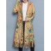 Elegant Women Printed Tassel Folk Style Long Sleeve Coats Elegant Women Printed Tassel Folk Style Long Sleeve Coats