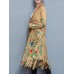 Elegant Women Printed Tassel Folk Style Long Sleeve Coats Elegant Women Printed Tassel Folk Style Long Sleeve Coats
