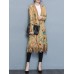 Elegant Women Printed Tassel Folk Style Long Sleeve Coats Elegant Women Printed Tassel Folk Style Long Sleeve Coats