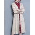 Elegant Embroidery Pockets Long Sleeve Mid-long Knitting Coats Elegant Embroidery Pockets Long Sleeve Mid-long Knitting Coats