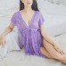 Sexy Lace Double V Straps See Through Nightdress Women Lingerie Sexy Lace Double V Straps See Through Nightdress Women Lingerie