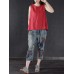 Women Vintage Sleeveless Pure Color Tank Tops Women Vintage Sleeveless Pure Color Tank Tops