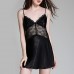 Simulation Silk Sling Sexy Back Women Lingerie Transparent Lace Sleepwear Simulation Silk Sling Sexy Back Women Lingerie Transparent Lace Sleepwear