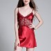 Simulation Silk Sling Sexy Back Women Lingerie Transparent Lace Sleepwear Simulation Silk Sling Sexy Back Women Lingerie Transparent Lace Sleepwear