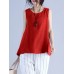Women Sleeveless Cotton Solid Vest Tank Tops Women Sleeveless Cotton Solid Vest Tank Tops