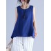 Women Sleeveless Cotton Solid Vest Tank Tops Women Sleeveless Cotton Solid Vest Tank Tops