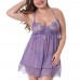 Plus Size Sexy Lace Sling Dress Translucent Mesh Women Sleepwear Plus Size Sexy Lace Sling Dress Translucent Mesh Women Sleepwear