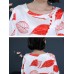 Elegant Women Floral Print O-neck A-line Dress Elegant Women Floral Print O-neck A-line Dress
