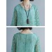 Elegant Women Floral Print Half Sleeves V-neck Loose Dress Elegant Women Floral Print Half Sleeves V-neck Loose Dress