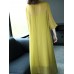 O-Neck Floral Print Chiffon Maxi Dress O-Neck Floral Print Chiffon Maxi Dress