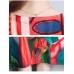 Short Sleeve Strapped Cuff Floral Print Dress Short Sleeve Strapped Cuff Floral Print Dress