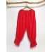 Women Casual Elastic Waist Harem Lace Hem Pants Women Casual Elastic Waist Harem Lace Hem Pants