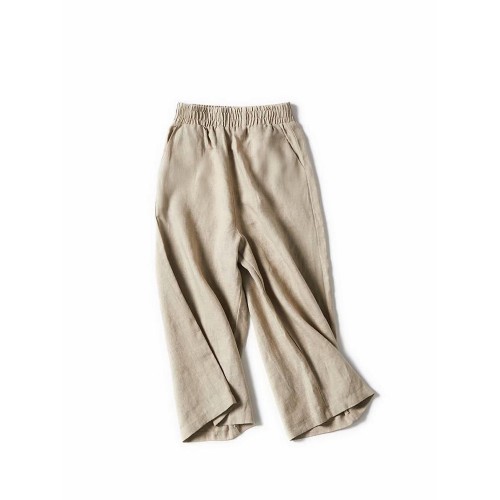 Women Solid Color Elastic Waist Loose Casual Pants Women Solid Color Elastic Waist Loose Casual Pants