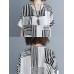 Casual Women Cotton Linen Loose Plaid Batwing Sleeve Shirts Casual Women Cotton Linen Loose Plaid Batwing Sleeve Shirts