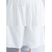 Wide Leg Vintage Women Retro Cotton Linen Elastic Waist White Pants Wide Leg Vintage Women Retro Cotton Linen Elastic Waist White Pants