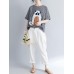 Women Cotton Linen Plaid Cartoon Cat Embroidered Short Sleeve T-Shirts Women Cotton Linen Plaid Cartoon Cat Embroidered Short Sleeve T-Shirts