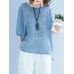 Casual Women Loose Half Sleeve Irregular Hem Shirts Casual Women Loose Half Sleeve Irregular Hem Shirts