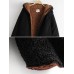 Women Casual Fleece Warm Winter Hooded Two-Face Coats Women Casual Fleece Warm Winter Hooded Two-Face Coats