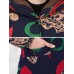 Vintage Women Printed Long Sleeve Fleece Hooded Coats Vintage Women Printed Long Sleeve Fleece Hooded Coats