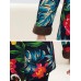 Women Floral Print Buttons Long Sleeve Zipper Winter Coats Women Floral Print Buttons Long Sleeve Zipper Winter Coats