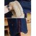 Women Casual Long Sleeve Pockets Fleece Thicken Denim Coats Women Casual Long Sleeve Pockets Fleece Thicken Denim Coats