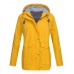 Casual Women Pure Color Outdoor Zipper Button Jacket with Big Pockets Casual Women Pure Color Outdoor Zipper Button Jacket with Big Pockets