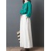 Women Casual Cotton Linen Pure Color Elastic Waist Pants with Pockets Women Casual Cotton Linen Pure Color Elastic Waist Pants with Pockets