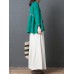 Women Casual Cotton Linen Pure Color Elastic Waist Pants with Pockets Women Casual Cotton Linen Pure Color Elastic Waist Pants with Pockets