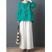 Women Casual Cotton Linen Pure Color Elastic Waist Pants with Pockets Women Casual Cotton Linen Pure Color Elastic Waist Pants with Pockets