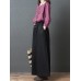 Women Casual Cotton Linen Pure Color Elastic Waist Pants with Pockets Women Casual Cotton Linen Pure Color Elastic Waist Pants with Pockets