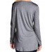 Casual Women Elk Letter Animals Printed Loose Long Sleeve O-Neck T-Shirts Casual Women Elk Letter Animals Printed Loose Long Sleeve O-Neck T-Shirts
