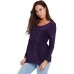 Metallic Ruffled Blouses Long-sleeved T-shirts Metallic Ruffled Blouses Long-sleeved T-shirts