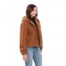Women Fleece Solid Color Button Long Sleeve Hooded Coats Women Fleece Solid Color Button Long Sleeve Hooded Coats