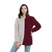 Women Fleece Patchwork Long Sleeve Hooded Zipper Sweatshirt Women Fleece Patchwork Long Sleeve Hooded Zipper Sweatshirt