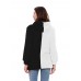 Women Fleece Patchwork Long Sleeve Hooded Zipper Sweatshirt Women Fleece Patchwork Long Sleeve Hooded Zipper Sweatshirt