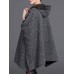Elegant Women Cloak Shawl Hooded Crew Neck Cardigan Coats Elegant Women Cloak Shawl Hooded Crew Neck Cardigan Coats