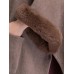 Women Cloak Shawl Hooded Crew Neck Cardigan Coats with Pockets Women Cloak Shawl Hooded Crew Neck Cardigan Coats with Pockets