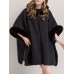 Women Cloak Shawl Hooded Crew Neck Cardigan Coats with Pockets Women Cloak Shawl Hooded Crew Neck Cardigan Coats with Pockets