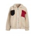 Casual Women Fleece Patchwork TurnDown Collar Long Sleeve Zipper Coats Casual Women Fleece Patchwork TurnDown Collar Long Sleeve Zipper Coats