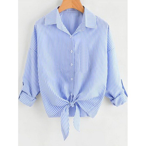 Women Casual Turn Down Collar Cat Print Hem Lace Long Sleeve Shirts Women Casual Turn Down Collar Cat Print Hem Lace Long Sleeve Shirts
