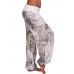 Women Casual Wide Leg Floral Print Trouser Pants Women Casual Wide Leg Floral Print Trouser Pants